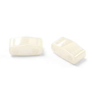 Perles Miyuki half tila 5x2.3mm Ceylon antique ivory pearl HTL-592