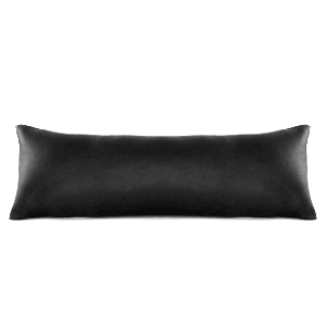Pr&eacute;sentoir bijoux coussin simili cuir Noir