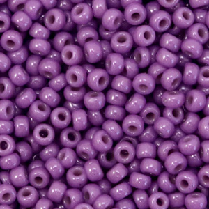Perles de rocailles Miyuki 8/0 Duracoat opaque anemone purple 8-4490
