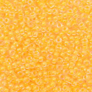 Perles de rocailles Miyuki 11/0 Luminous yellow orange 11-1121