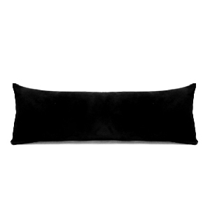 Pr&eacute;sentoir bijoux coussin velours doux Noir
