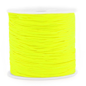 Fil macram&eacute; 0.8mm Jaune n&eacute;on