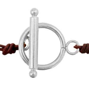 Appr&ecirc;ts en acier inox fermoir T 14mm Argent&eacute;