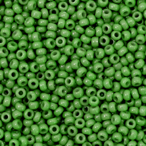 Perles de rocailles Miyuki 11/0 Opaque green 11-411