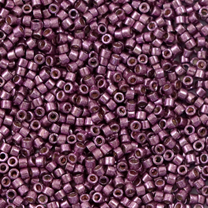 Perles Miyuki d&eacute;licas 11/0 Duracoat galvanized eggplant purple DB-1850
