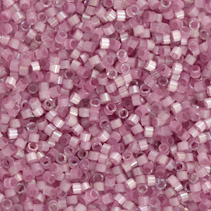 Perles Miyuki d&eacute;licas 11/0 Silk satin dyed orchid Silk rose DB-1806