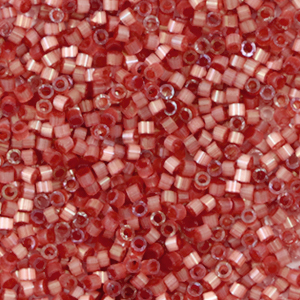 Perles Miyuki d&eacute;licas 11/0 Silk satin dyed dark berry red DB-1805