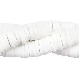 Perles Katsuki Heishi 6mm Blanc