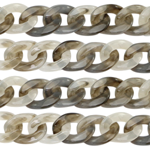 Cha&icirc;ne acrylique 22mm Gris