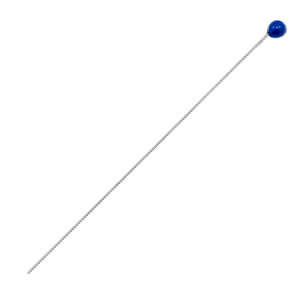 Appr&ecirc;ts en m&eacute;tal DQ clou &agrave; t&ecirc;te boule 52mm Argent&eacute; antique-bleu denim 9sans nickel)