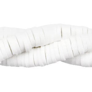 Perles Katsuki Heishi 4mm Blanc