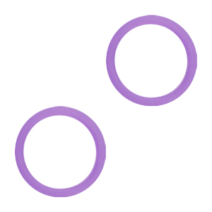 Anneau &eacute;lastique Violet