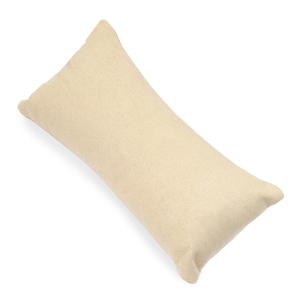 Pr&eacute;sentoir bijoux coussin velours Beige naturel