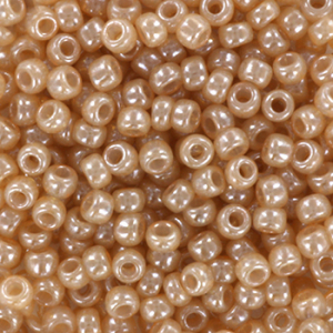 Perles de rocailles Miyuki 8/0 Ceylon translucent jasmine rose 8-2370