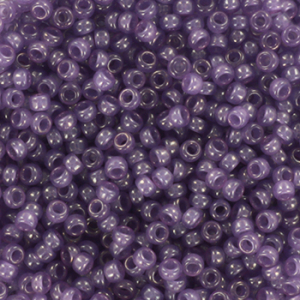 Perles de rocailles Miyuki 11/0 Ceylon translucent lavender 11-2377