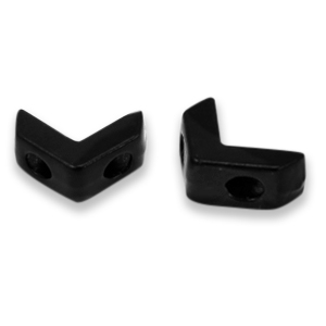 Perles tile fl&egrave;che Noir