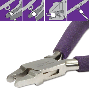 Beadsmith Magical crimps pince &agrave; &eacute;craser Violet-argent&eacute;