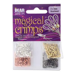 Beadsmith Magical crimps perles &agrave; &eacute;craser Multicolore
