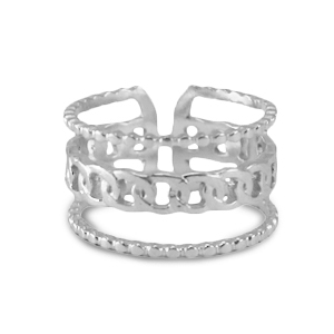 Bagues en acier Inox Argent&eacute;