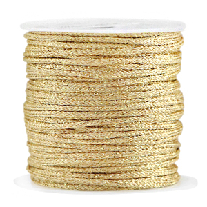 Fil macram&eacute; tress&eacute; 2mm Dor&eacute;