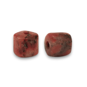 Pierres naturelles Granit disc 4x4mm Marron terre cuite