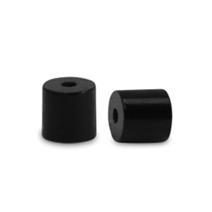 Pierres naturelles disc 2x2mm Noir minuit