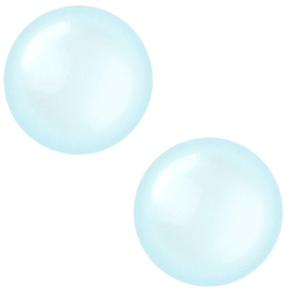 Cabochon classique 12mm Polaris Elements Lucido Bleu arctique