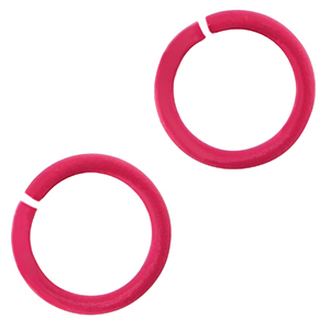 Appr&ecirc;ts color&eacute;s anneaux bris&eacute;s Rose n&eacute;on