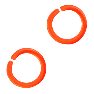 Appr&ecirc;ts color&eacute;s anneaux bris&eacute;s Orange n&eacute;on