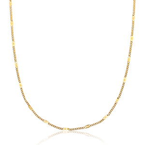 Colliers en acier Inox Dor&eacute;