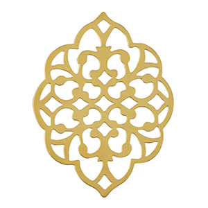 Breloques en acier Inox boh&egrave;mes Dor&eacute;