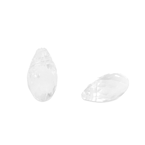 Perles acryliques goutte Transparent