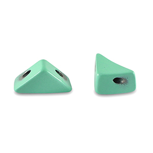 Perles tile triangle turquoise