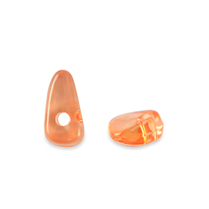 Perles acryliques Chips Transparent orange
