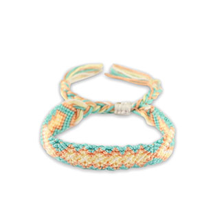 Cha&icirc;nes de cheville tendance Turquoise menthe-p&ecirc;che