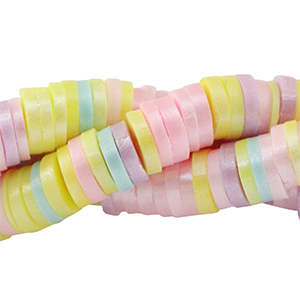 Perles Katsuki Heishi 6mm Multicolore-pearl shine coating