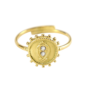 Bagues en acier Inox Dor&eacute;