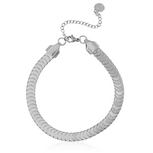 Bracelets en acier Inox Argent&eacute;