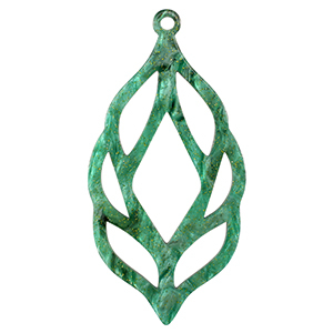 Pendentifs en r&eacute;sine Multicolore vert