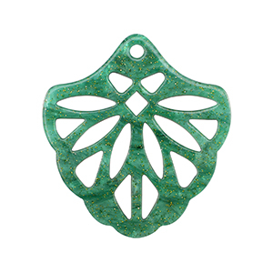 Pendentifs en r&eacute;sine Multicolore vert