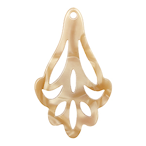 Pendentifs en r&eacute;sine Marron sable