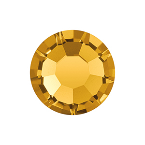 Pierre de Naissance Novembre Preciosa SS16 flatback (4mm) Topaz yellow