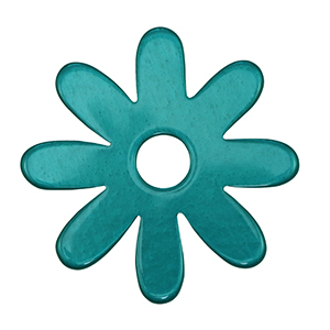 Pendentifs Polaris Elements Lucido fleur Vert sarcelle
