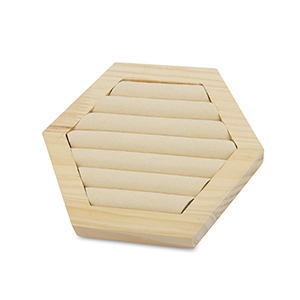Pr&eacute;sentoir bijoux pour bagues Natural-beige