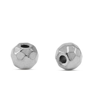 Perles en acier Inox 6mm Argent&eacute;