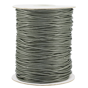 Fil macram&eacute; tress&eacute; 1.5mm Gris fonc&eacute;