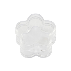 Plateaux de rangement pour bijoux fleur transparent