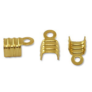 Appr&ecirc;ts en acier inox  fermoir pour lacet Dor&eacute;