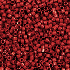 Perles Miyuki d&eacute;licas 11/0 Duracoat opaque dyed garnet red DB-2354