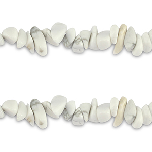 Perles chipstone Blanc